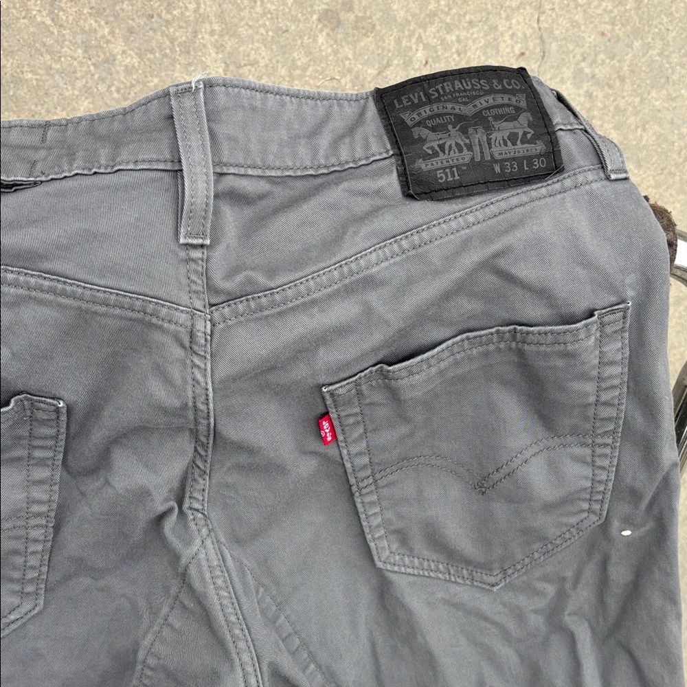 Levi's Charcoal Denim Pants